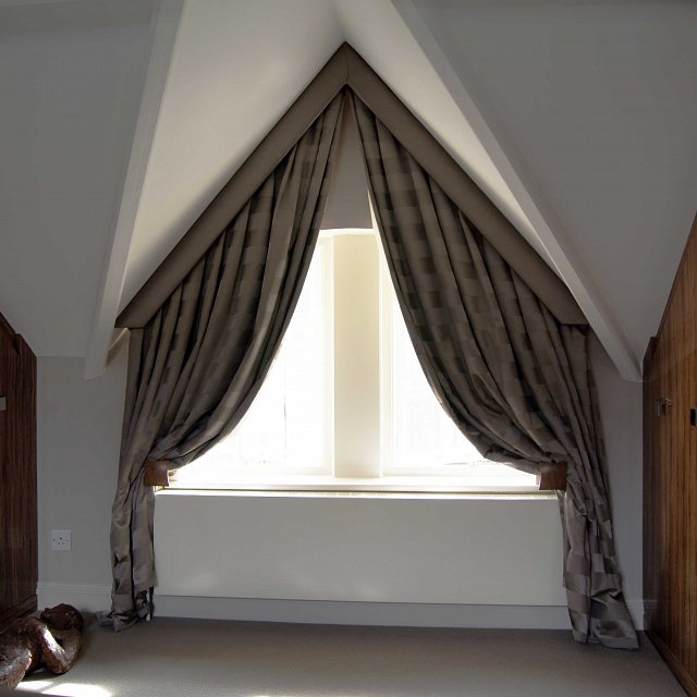 Curtains installation