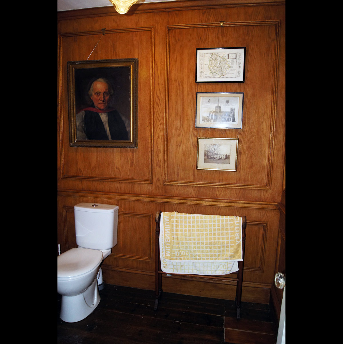 Cloakroom panelling