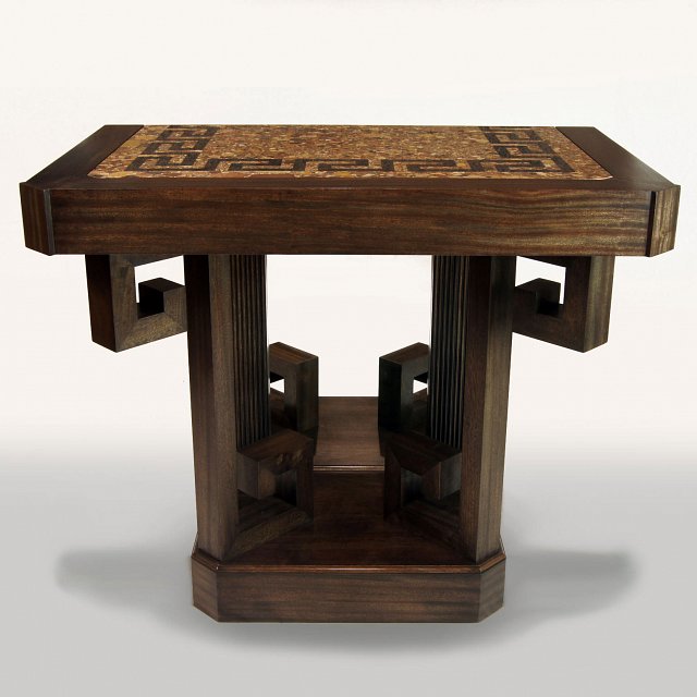 Greek Key Console table