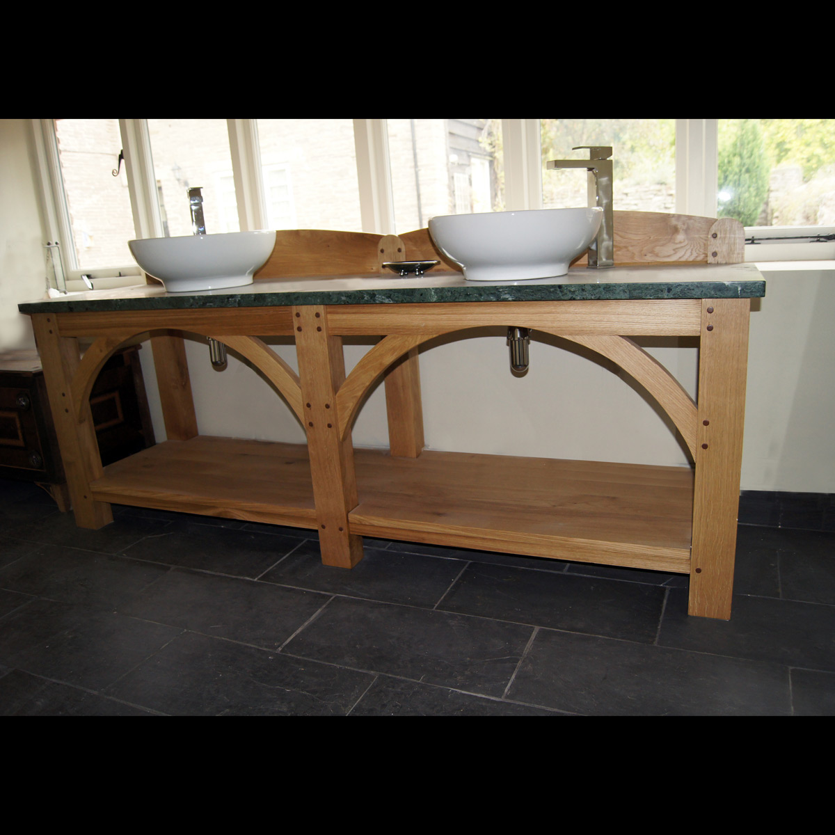 Oak washstand